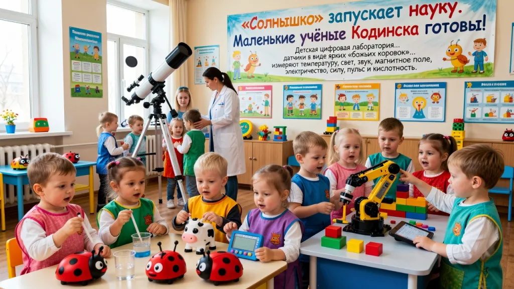 «Солнышко» запускает науку. Маленькие учёные Кодинска готовы!